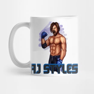 Wrestle Camp Figures Mug